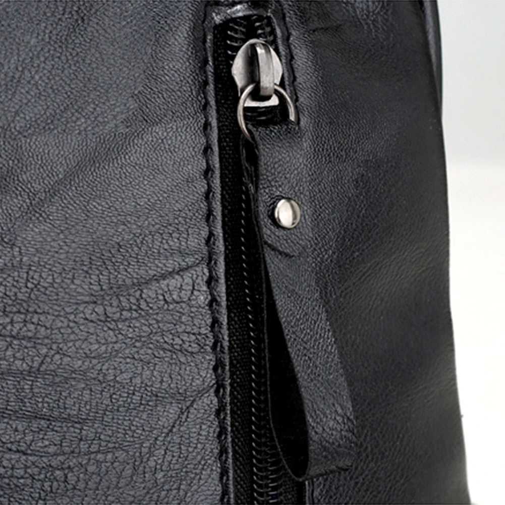 Women Backpack Preppy Style Rucksack PU Leather Handbags