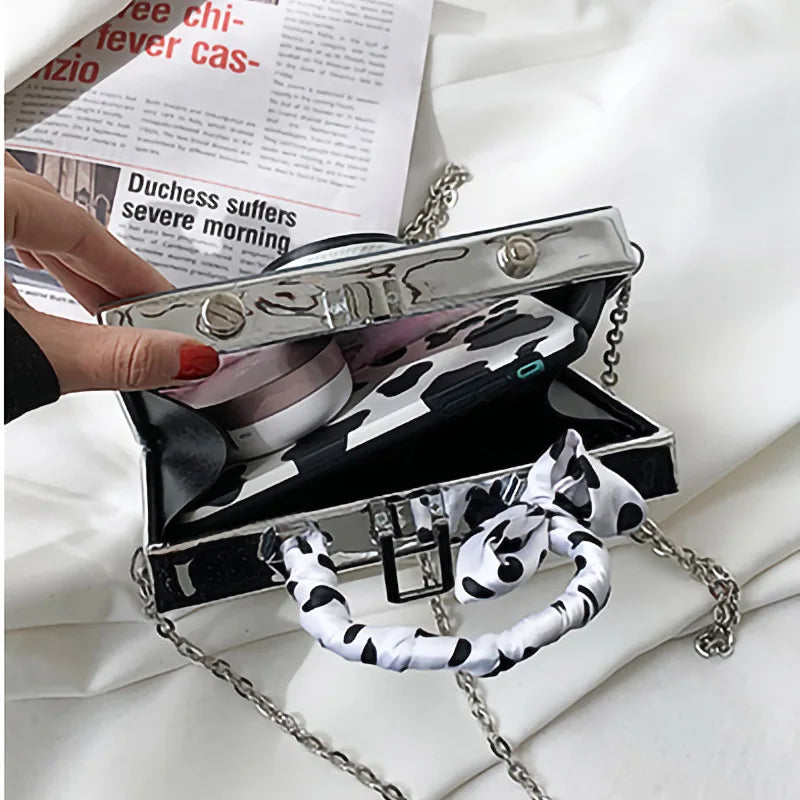 Women Camera Crossbody PU Leather Shoulder Bag Handbag