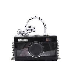 Women Camera Crossbody PU Leather Shoulder Bag Handbag