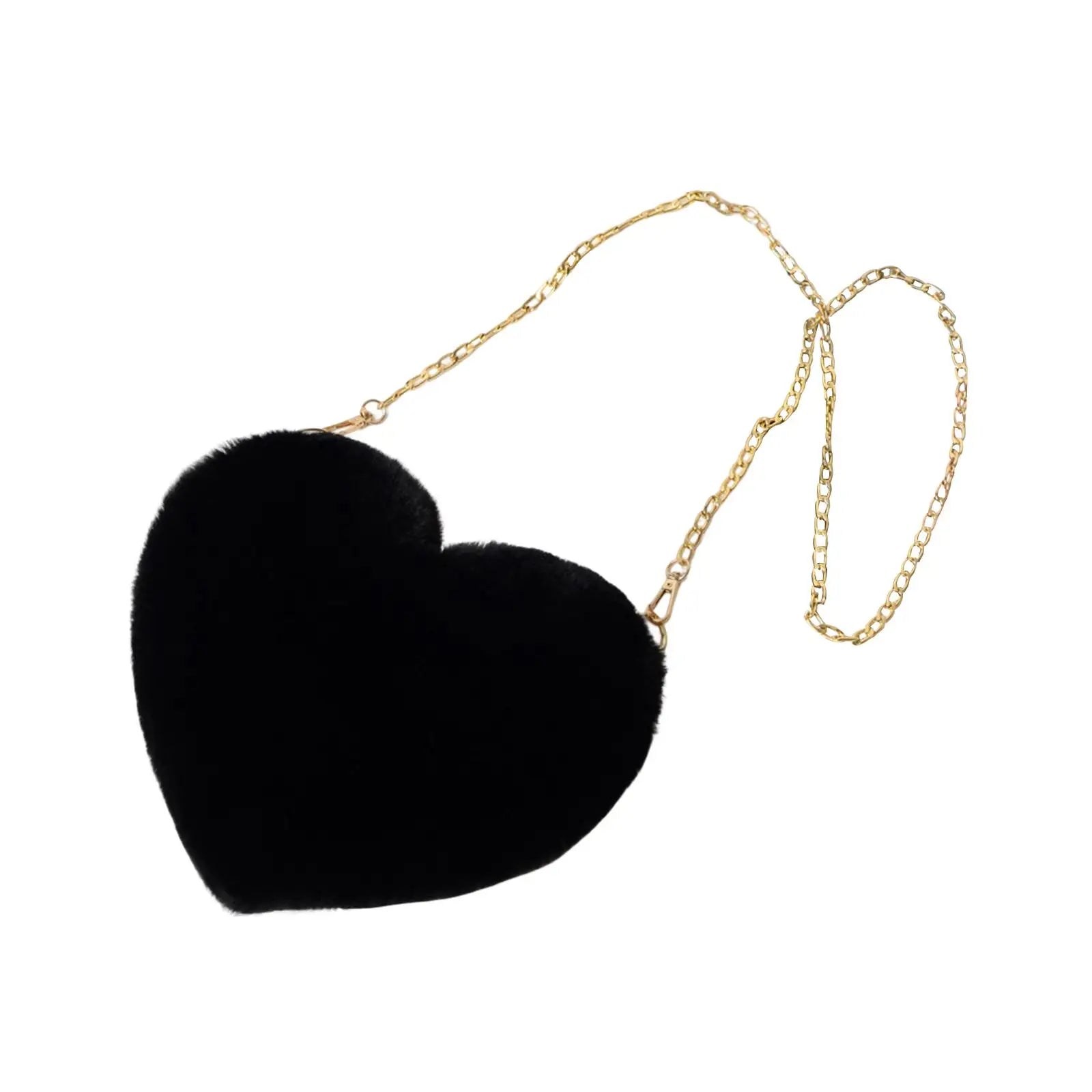 Women Heart Shoulder Bag Casual Chain Shoulder Bag Pouch