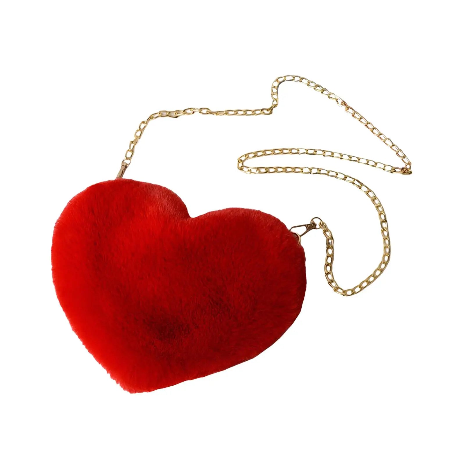 Women Heart Shoulder Bag Casual Chain Shoulder Bag Pouch