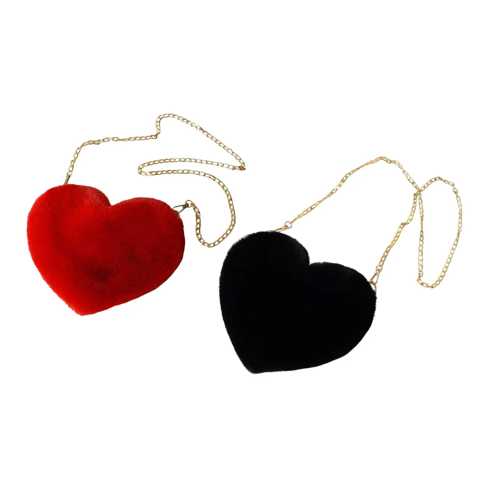 Women Heart Shoulder Bag Casual Chain Shoulder Bag Pouch