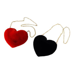 Women Heart Shoulder Bag Casual Chain Shoulder Bag Pouch