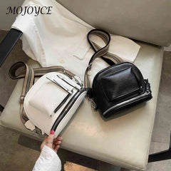Women Pure Saddle Clutch Handbag Casual PU Leather Shoulder Bag