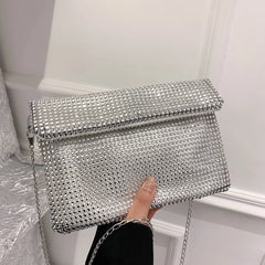 Women Rhinestones Evening Bag Crossbody Handbag