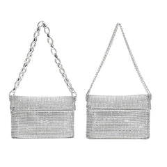 Women Rhinestones Evening Bag Crossbody Handbag