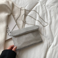 Women Rhinestones Evening Bag Crossbody Handbag