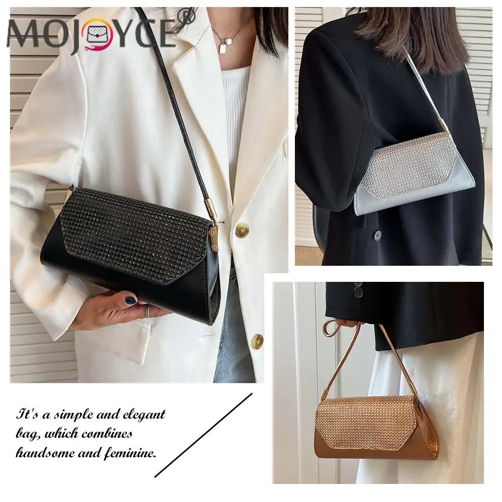 Elegant Rhinestones Evening Clutch Bag for Women