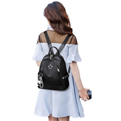 Stylish Women's Ladies Backpack Oxford Cloth Rucksack School Travel Shoulder Bag