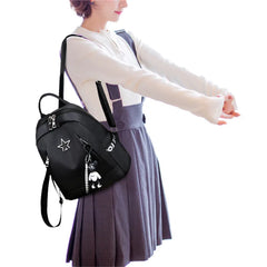 Stylish Women's Ladies Backpack Oxford Cloth Rucksack School Travel Shoulder Bag