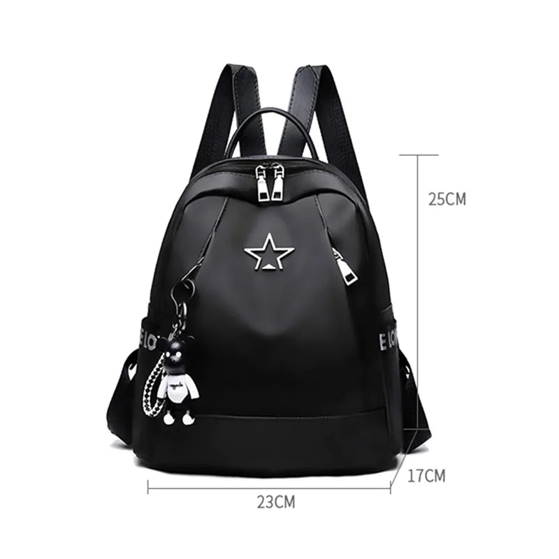 Stylish Women's Ladies Backpack Oxford Cloth Rucksack School Travel Shoulder Bag