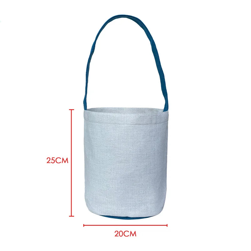 Linen Tote Easter Bag Bulk Toy Storage Gift Basket