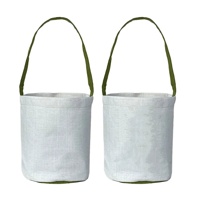 Linen Tote Easter Bag Bulk Toy Storage Gift Basket