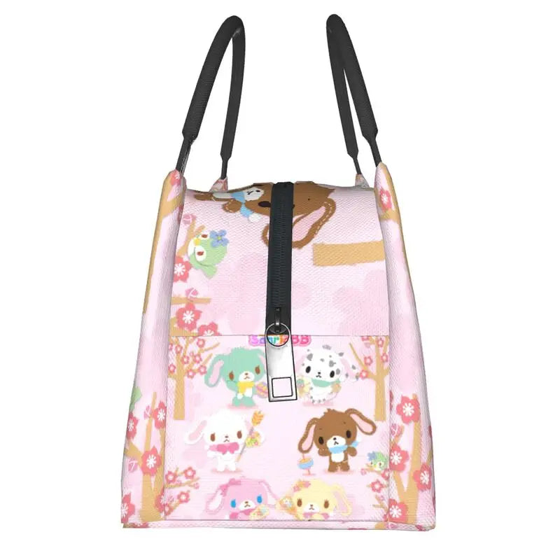 Sugarbunnies Animation Lunch Tote Bag Insulated Women TV Reusable Cooler