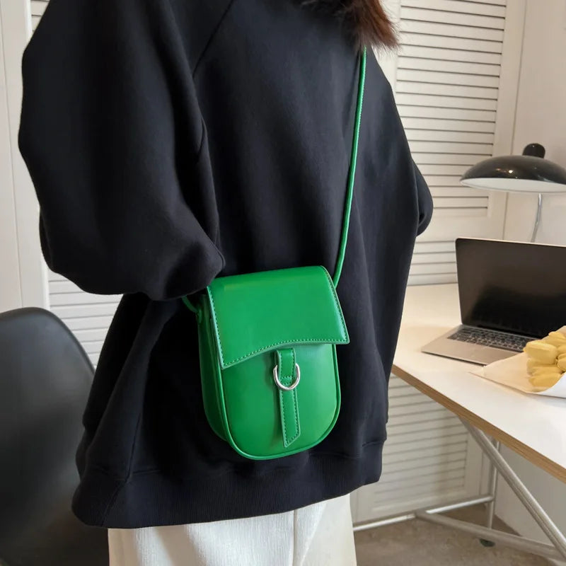 Summer Shoulder Bag Women Crossbody Handbag Flap Solid Female Bag