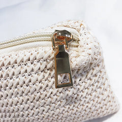 Small Handbag Transparent Women Hand Bags Chain Straw Bag Lady Travel Beach Shou