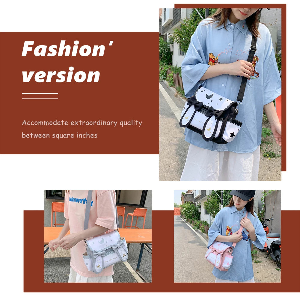 Summer Anime Shoulder Bag Moon Star Crossbody Bag Women