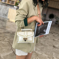 Summer Beach Clear Composite Bags Women PVC Chain Small Square Bag