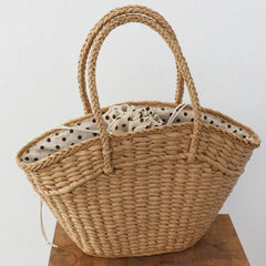 Summer Beach Straw Bags For Women Handbags High Paille Weave Female