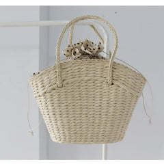 Summer Beach Straw Bags For Women Handbags High Paille Weave Female