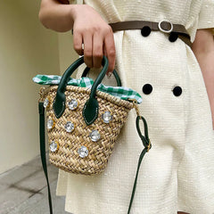 Summer Beach Shoulder Bags for Women Crossbody Small Flap Handbags