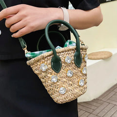 Summer Beach Shoulder Bags for Women Crossbody Small Flap Handbags
