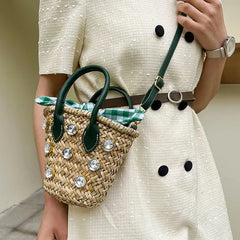 Summer Beach Shoulder Bags for Women Crossbody Small Flap Handbags