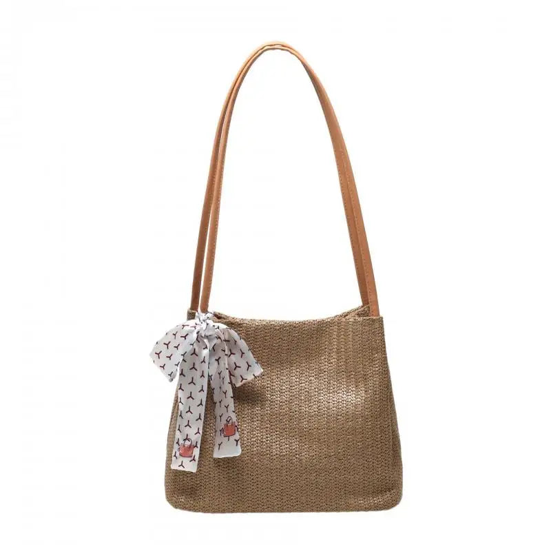 Summer Beach Straw Shoulder Bags for Women High Crossbody