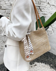 Summer Beach Straw Shoulder Bags for Women High Crossbody