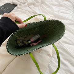 Summer Beach Hand-Woven Straw Shoulder Bag