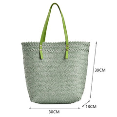 Summer Beach Hand-Woven Straw Shoulder Bag
