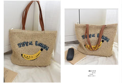Summer Bohemia Shoulder Bags Large Beach Tote Handbags Straw Bag for Women