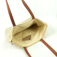 Summer Bohemia Shoulder Bags Large Beach Tote Handbags Straw Bag for Women