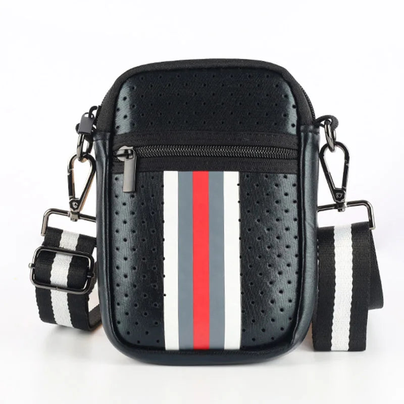Breathable Neoprene Mini Bag Soft Shoulder Underarm Mobile Phone Bag