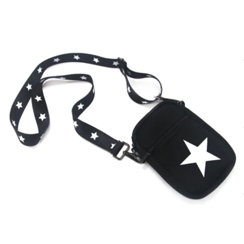 Breathable Neoprene Mini Bag Soft Shoulder Underarm Mobile Phone Bag