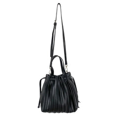 Summer Bucket Pouch Handbags Women Leather Bags Shoulder Girl Messenger Bag