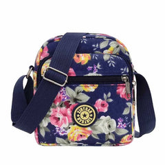 Summer Canvas Diagonal Women's Shoulder Bags Floral Cloth Bags