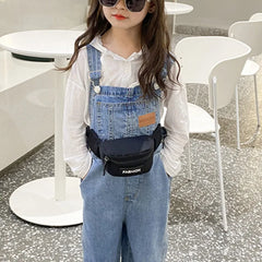Summer Child Waist Bag Canvas Girls Crossbody Chest Bag Purses