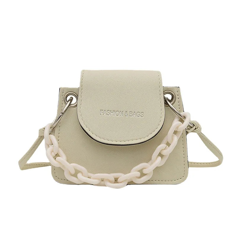 Summer Contrast Mini Crossbody Bags for Women Small Shoulder Messenger Bag
