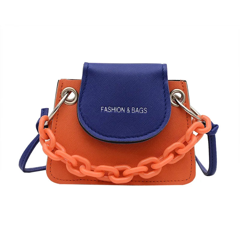 Summer Contrast Mini Crossbody Bags for Women Small Shoulder Messenger Bag