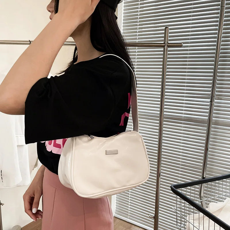 Summer Retro Style PU Small Shoulder Bag Handbag