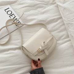 Summer Ladies Handbag Saddle Bag Shoulder Bag PU Leather Women Messenger Crossbo