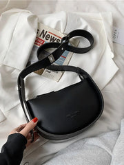 Summer Saddle Shoulder Crossbody Bag for Women Wide Strap Underarm Handbags