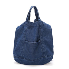 Denim Shoulder Bag for Women Casual Large Capacity Handbag