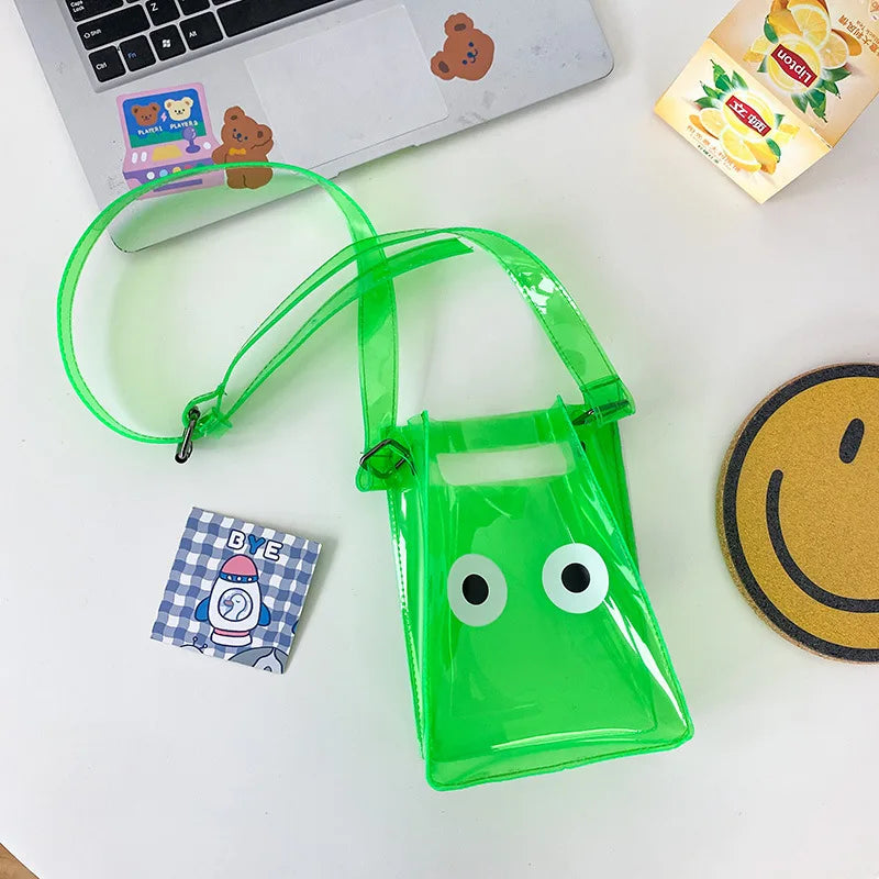 Summer PVC Handbags Small Waterproof Female Crossbody Bag