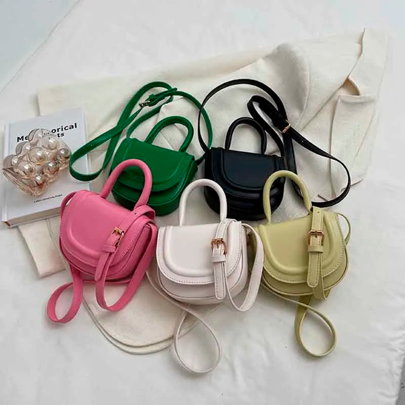 Summer Shoulder Crossbody Bag for Women PU Leather Small Flap Handbag