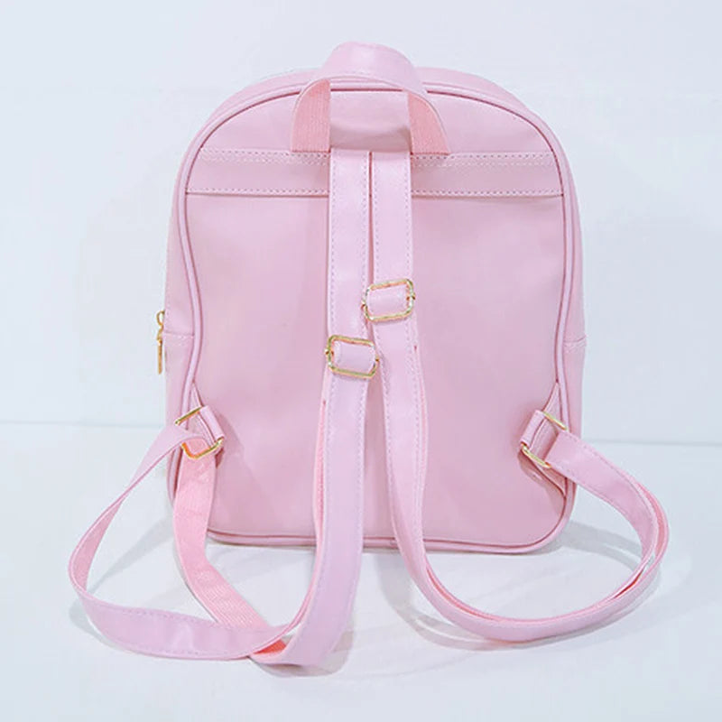 Summer Women Backpack Transparent Student Bags High Clear Versatile Backpacks