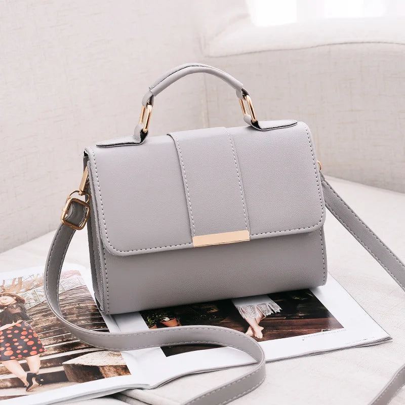 Summer Women Leather Shoulder Bag Small Flap