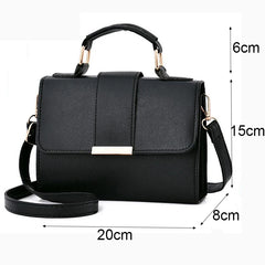 Summer Women Leather Shoulder Bag Small Flap