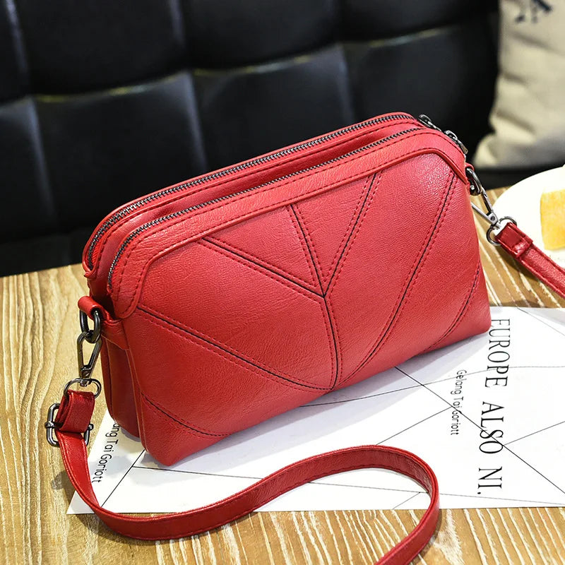 Summer Women Bag Leather Handbags Small Flap Crossbody Bags